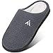 Pantofole da Casa Comode Morbida Uomo Donna Ciabatte Feltro Calde Memory Foam Peluche Antiscivolo Home Scarpe Unisex Adulto, Grigio 42