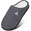 Chaussons Homme Hiver - Pantoufles Chaudes Mousse Mémoire, Semelle Antidérapante, Taille 39-48, Lavables - Confort Maison