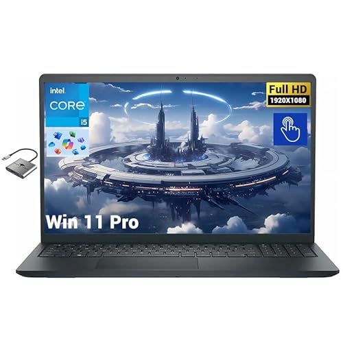 Best Processor for Graphic Design Laptop: Top Picks for Powerful Performance 6 Dell 15 Laptop 15.6 inch FHD Touchscreen, Intel 10-Core i5-1334U 32GB RAM 1TB SSD, Intel UHD Graphics, Win 11 Pro Black for Business and College Students