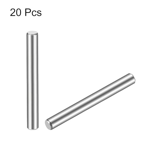 Miniatura 10 de uxcell 2 pasadores de 0.984 in (aproximadamente 564 pulgadas) de acero inoxidable 304 para litera de madera, pasadores de estante, estantes de