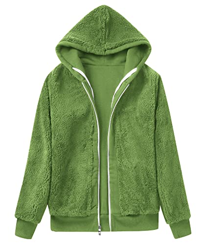 Image of SWISSWELL Hoodies for Women Winter Fleece Sweatshirt - Full Zip Up Thick Sherpa Lined Hooded Jacket