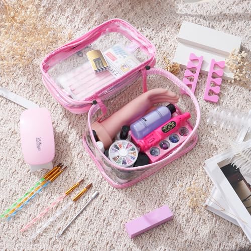 Kit de uñas para principiantes con todo en bolsa rosa miniatura 3