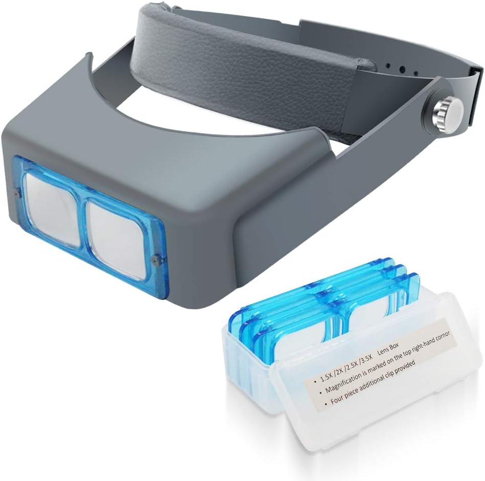 Loupe frontale Manfore Loupe de tête réglable Loupe mains libres