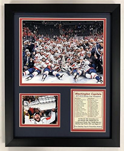 Legends Never Die Washington Capitals 2018 NHL Stanley Cup Champions Collectible | Framed Photo Collage Wall Art Decor - 12"x15", Celebration (12742U) image 2