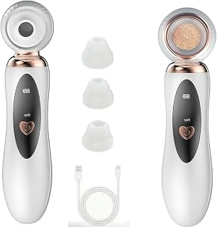 NYSDM Eliminador de Puntos Negros con Lupa, Aspirador de Puntos Negros, Limpiador de poros Recargable, Equipado con una Lupa de Limpieza.