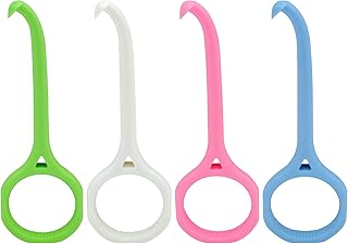 4PCS Ortho Key Clear Aligner Removal Tool for Invisalign Removable Braces， Retainers by The Pultool (pink, blue, green, white)