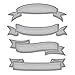 Spellbinders Shapeabilities Dies, Ribbon Banners