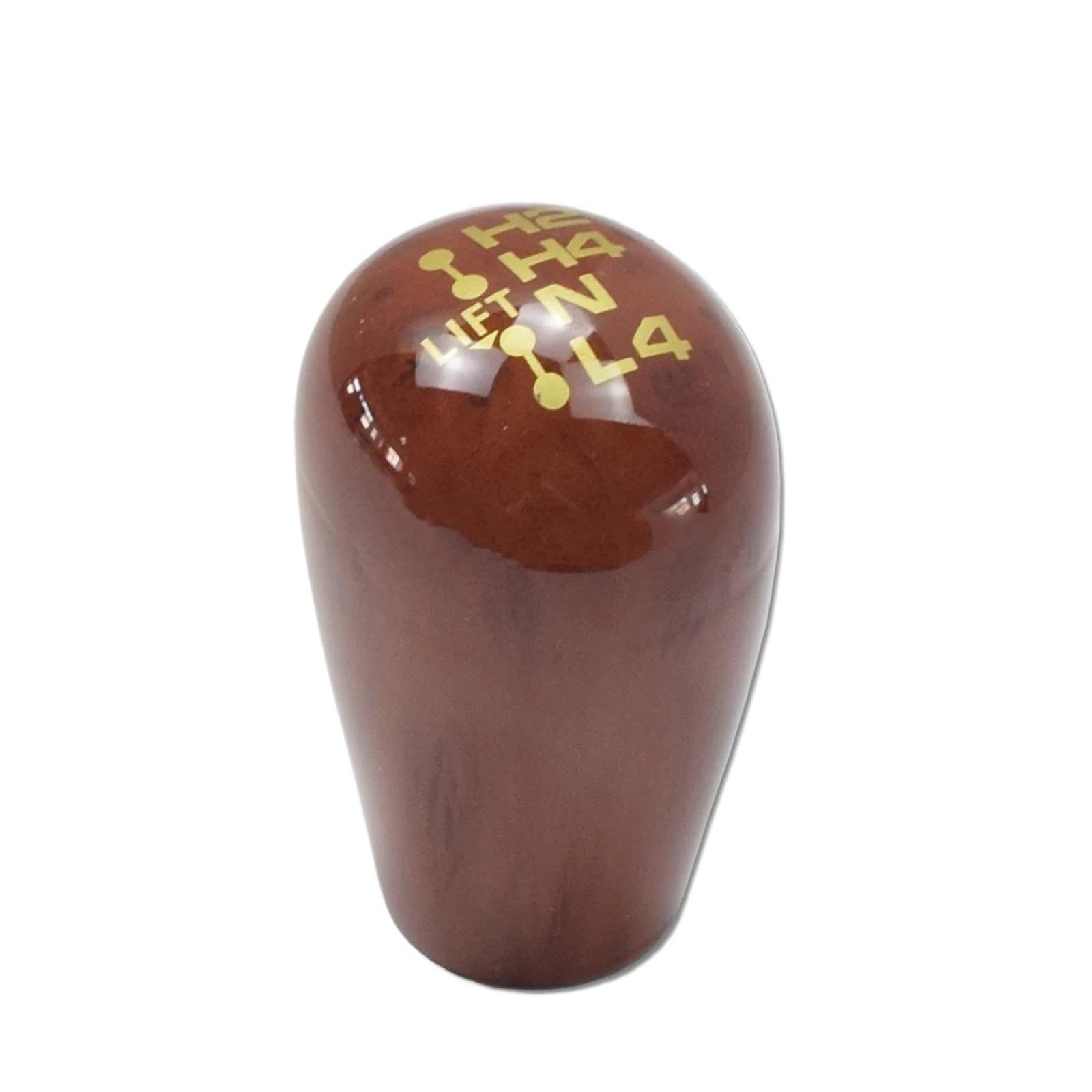 PYBYCEGNZK Car Interior Accessories for Toyota LC76 LC80 LC100 4500 4700 5 Speed Car Gear Shift Knob Lever Shifter Stick Handball(Yellow Peach-H2 L4)