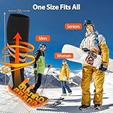 Rechargeable Heated Socks for Men & Women - 9000mAh Battery Winter Warmers with 3 Heat Levels | Full Foot Electric Heating for Skiing, Hiking, Cycling | Machine Washable Cold Weather Socks - Image 8
