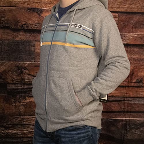 "Horizon" Heather Grey Full Zip Hoody3