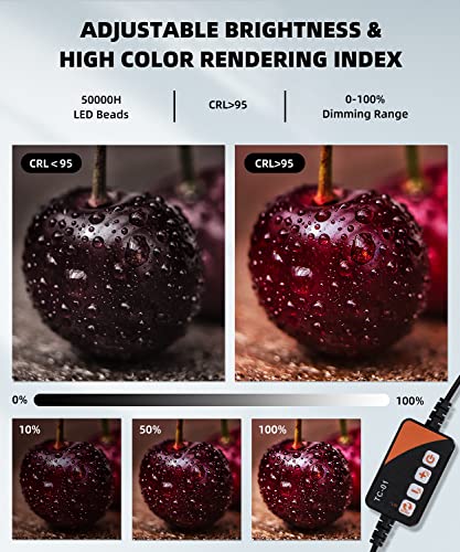 Samtian Upgrade 8 Backdrops Light Box, 12" Shooting Tent With 120 Led Lights Photo Studio Light Box Photography With Reflection Board & Diffuser For Small Size Product Photography #TOP3