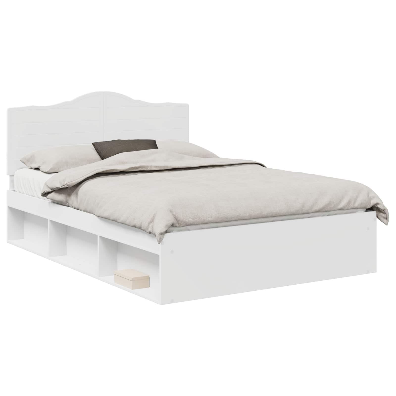 vidaXL Estructura de Cama 160 x 200 cm Madera de Pino Macizo