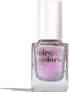 Cirque Colors Lilac Pink Shimmer Flash Reflective Glitter Nail Polish To the Moon & Back
