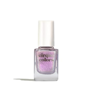 Cirque Colors Lilac Pink Shimmer Flash Reflective Glitter Nail Polish To the Moon & Back