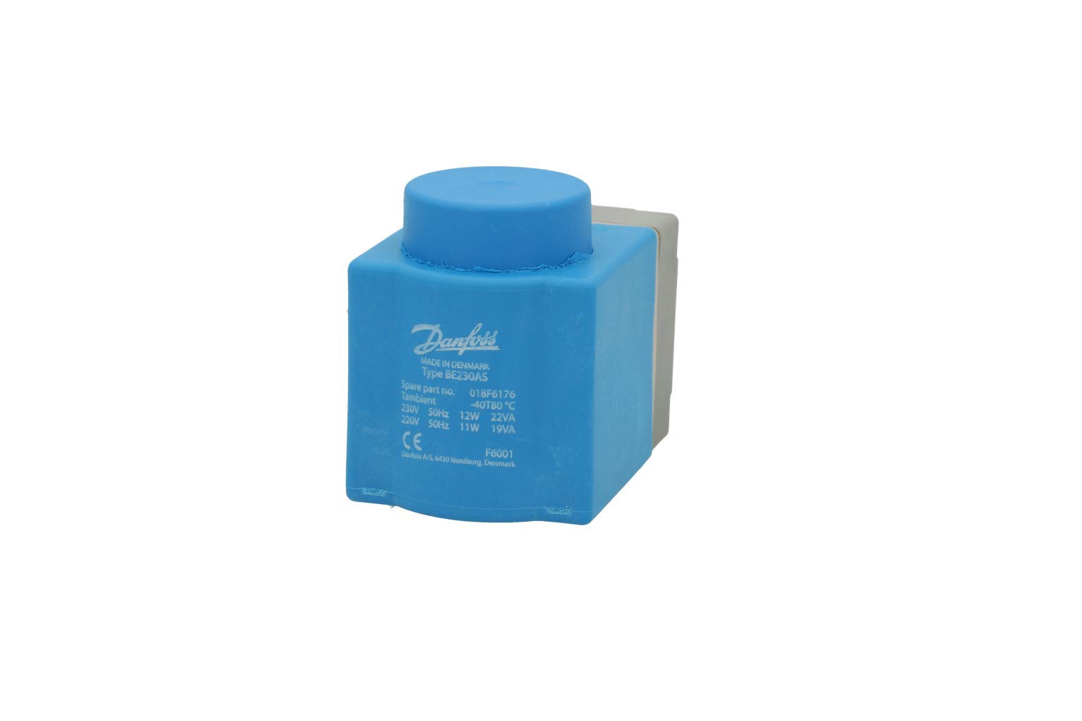 Danfoss 018F6701 BE230AS Spule für Elektromagnetische Ventile 220/230V 50Hz 12W IP67