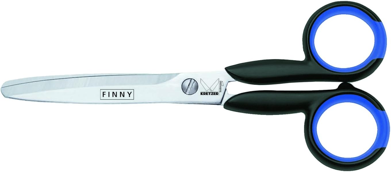 KRETZER FINNY 772413 Office/Craft Scissors 5.0 or is 13 cm Rounded Edges for Secure fit