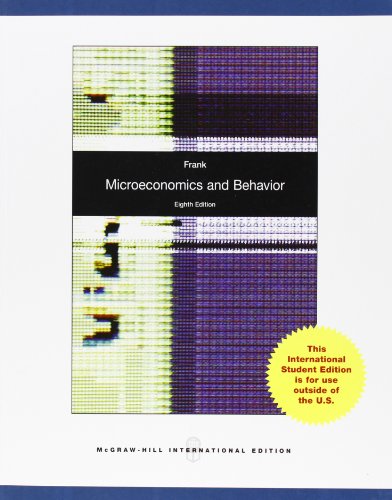 Microeconomics and Behavior Microeconomics and Behavior