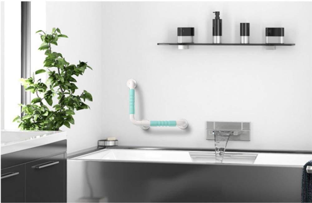 Maniglione per Handicap Di Sicurezza per il Bagno, Maniglioni per Vasche da Bagno e Docce Supporto a Parete Maniglioni per Bagno a Forma Di L per Anziani, Bilancia Di Sicurezza per Handicap 4
