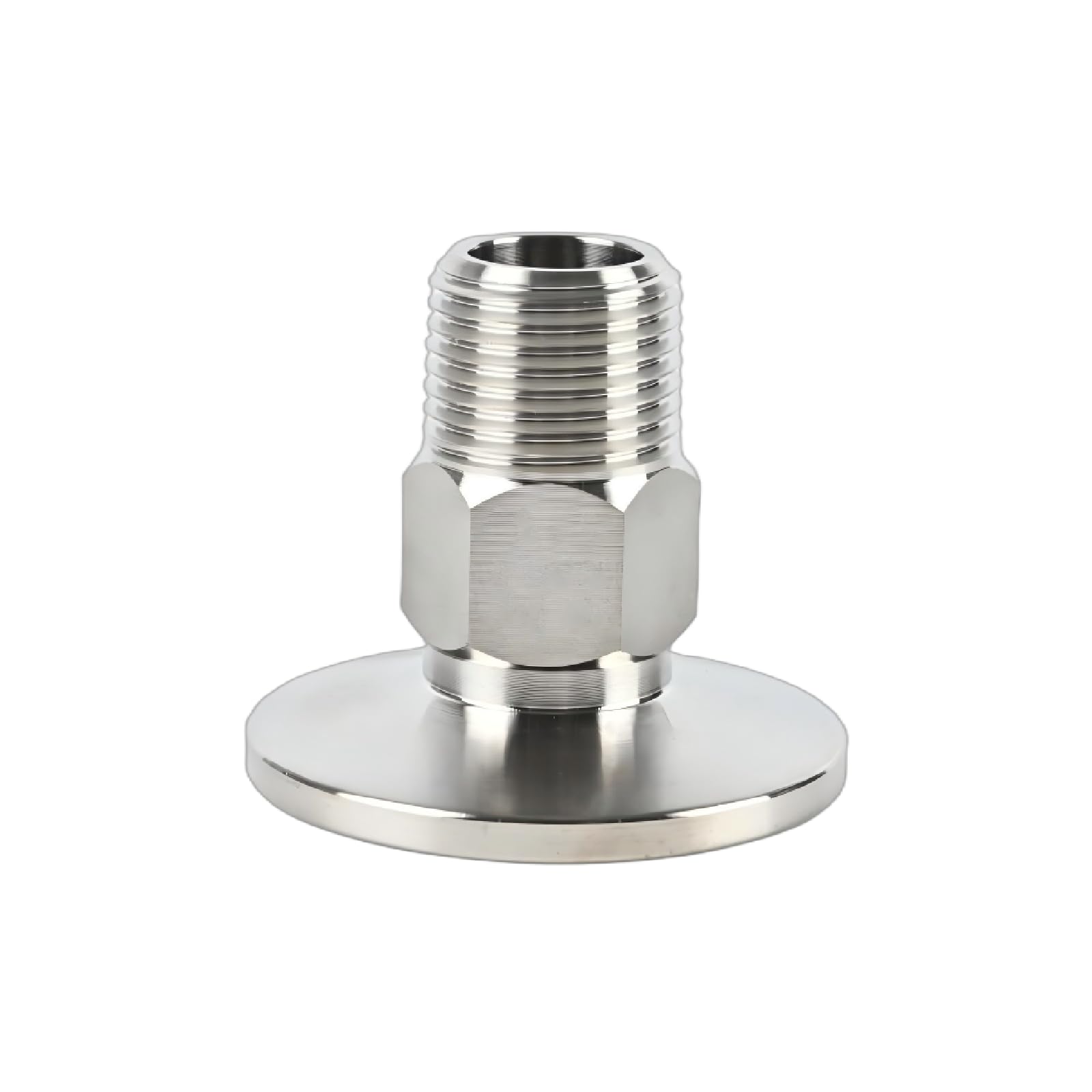 SS304 KF25 NPT Male Adaptor thread 3/8" NW25 KF Male coupling ISO-KF25 X NPT 3/8"