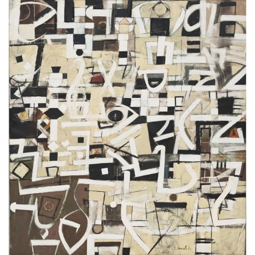 Reproduction Bradley Walker Tomlin Numéro 50 - Toile roulée 101x127 cm