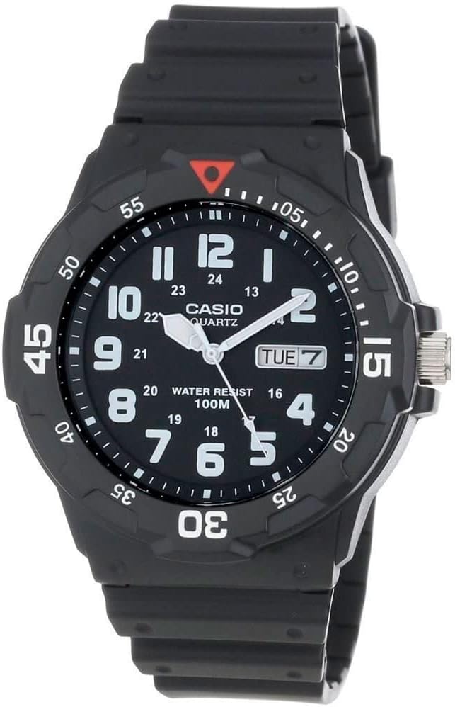 Casio MRW200H Series | Unisex Analog Watch | 100M WR | Stainless Steel Case | Resin Band | 2 Hand Analog (HR