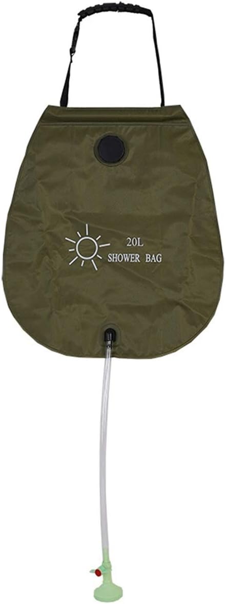 Portable Suctioned Strap Three-Story Outdoor Sports Travel Shower Water Bag Camping Folding Bath Bath Water Bag