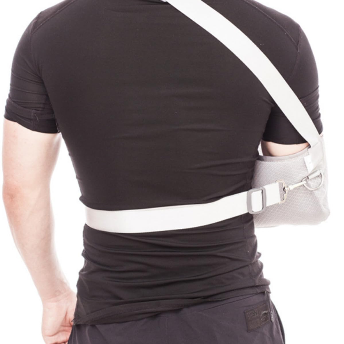 Forearm Support Brace Breathable Compound Fabric for Adjustable and One-handed Adjustment Arm Sling Strap Broken Arm Shoulder and Elbow Support Comfortable Fixation