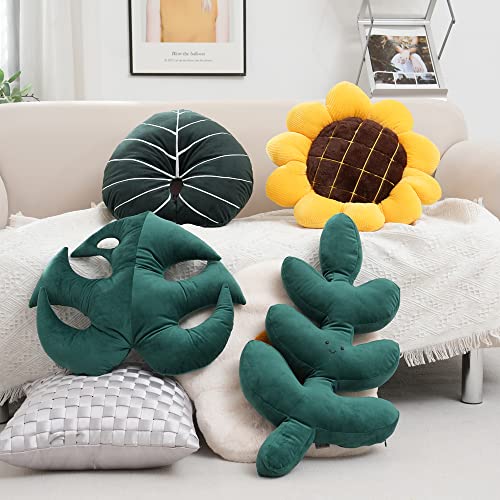 Yellow Sunflower Floor Pillow Soft And Comfortable Plush Seat Cushion Mat For Home Decor,Car,Office(15.7 Inch) #TOP2