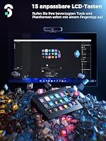 SOOMFON Stream Controller Studio Control Deck-15 LCD Makrotasten & Info Bar – Ansicht 3