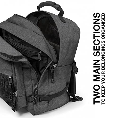 Eastpak Ultimate Backpack - Bag For Laptop, School, Travel, Work, Or Bookbag - Dark Grey #TOP3