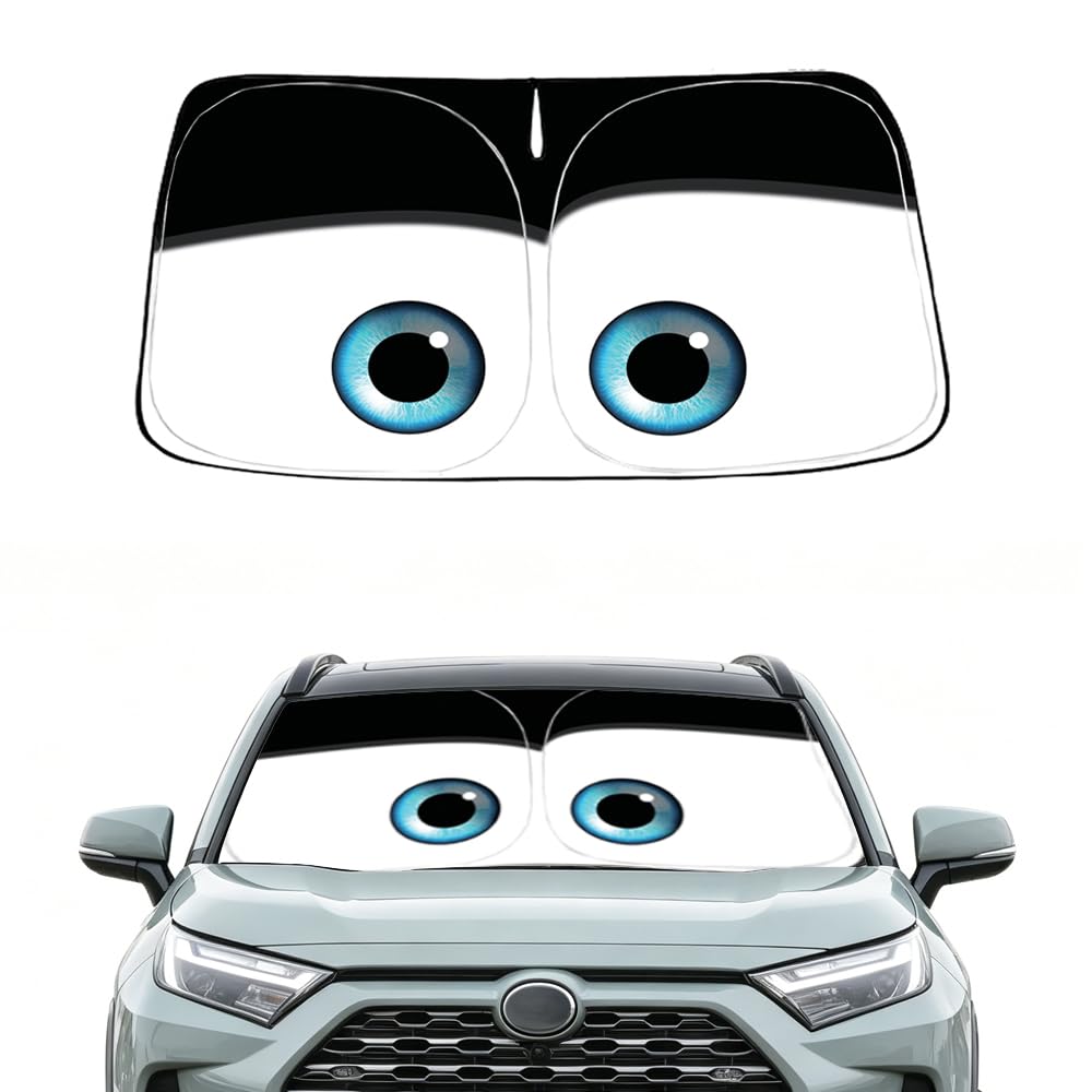 Gven Windshield Sun Shade for Toyota RAV4 2019-2022 2023 2024 2025 2026 Accessories Car Shades Front Windshield Sunshades UV Heat Protector (Toyota RAV4)
