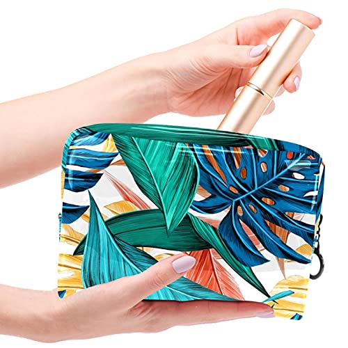 Cadeau idéal pour filles : trousse de toilette feuilles tropicales - 4