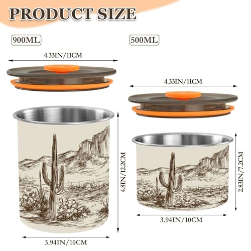 Blueangle Coffee Canister acero inoxidable 30oz miniatura 2