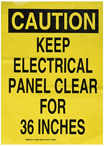 Panneau danger électrique à haute visibilité 35,6 x 25,4 cm