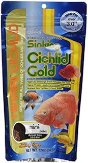 Hikari 12-Ounce Sinking Cichlid Gold Pellets for Pets, Mini