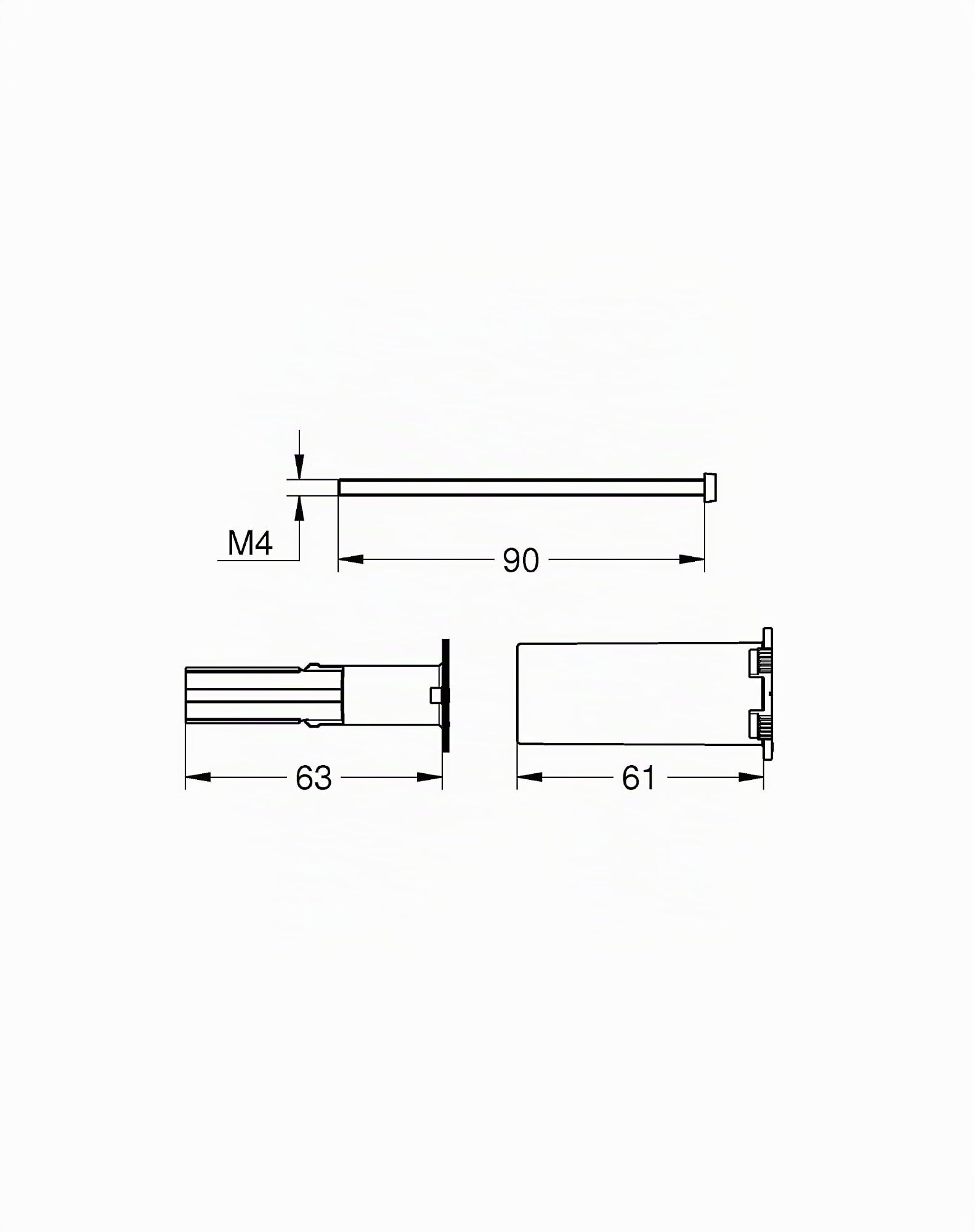 GROHE Kits de réparation et d'embellissement, chromé, 14058000 (Import Allemagne)