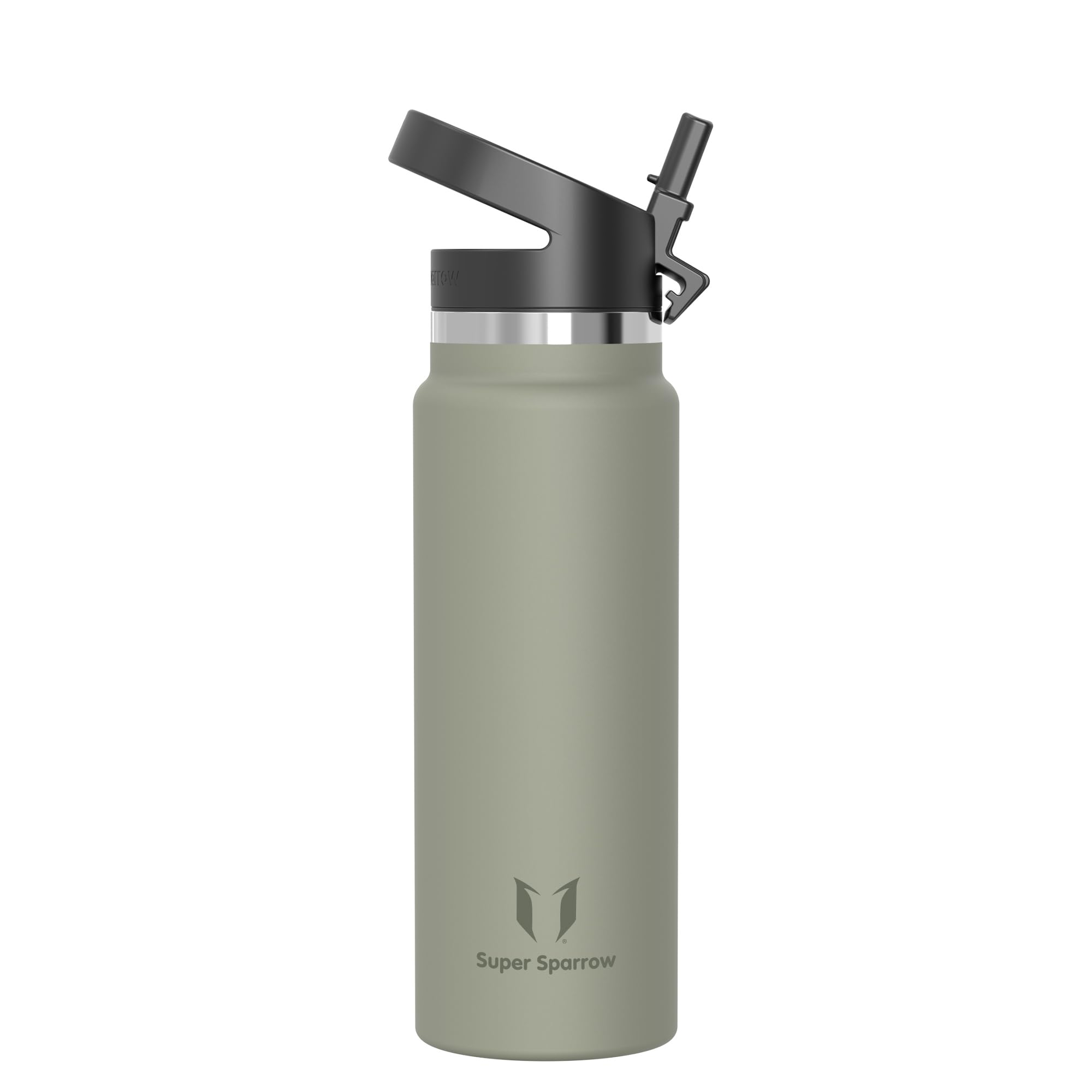 Super Sparrow Botella de Agua Acero Inoxidable - Botella Termica Boca Ancha con Paja 1.5L - Sin BPA, para Gimnasio, Deporte, Oficina, Yoga, Ciclismo — view 11