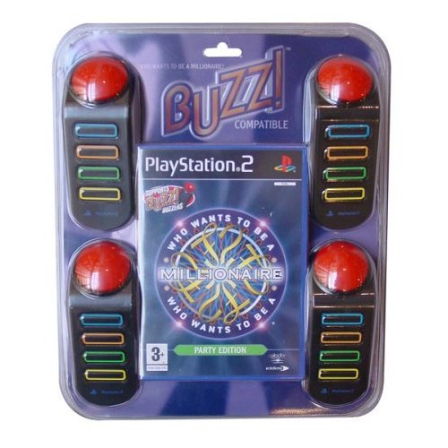 Who Wants To Be A Millionaire Party Edition (includes Buzz! Buzzers) (PS2)