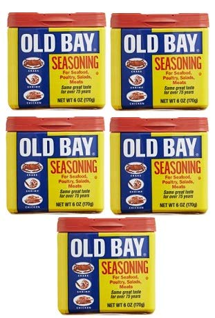 Buy OLD BAY Seasoning, Classic Seafood Seasoning, 6 oz (Pack of 5