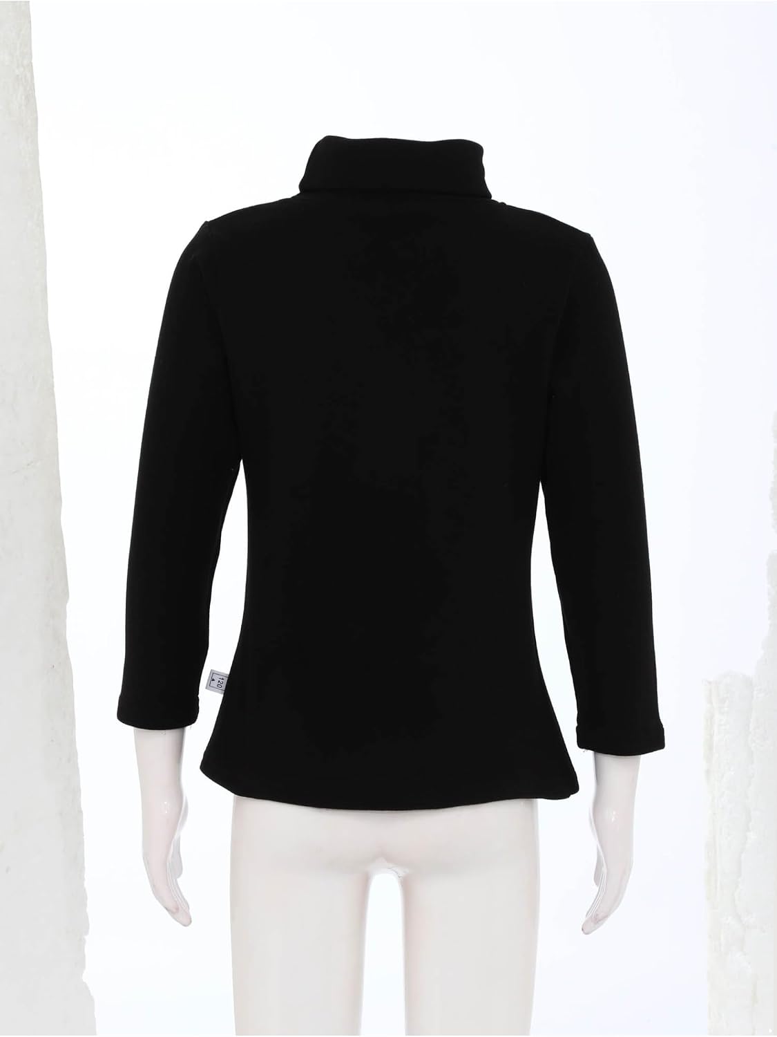 Kids Girls Turtleneck Thermal Compression Shirts Fleece Long Sleeve Undershirt Base Layer Tops for Winter