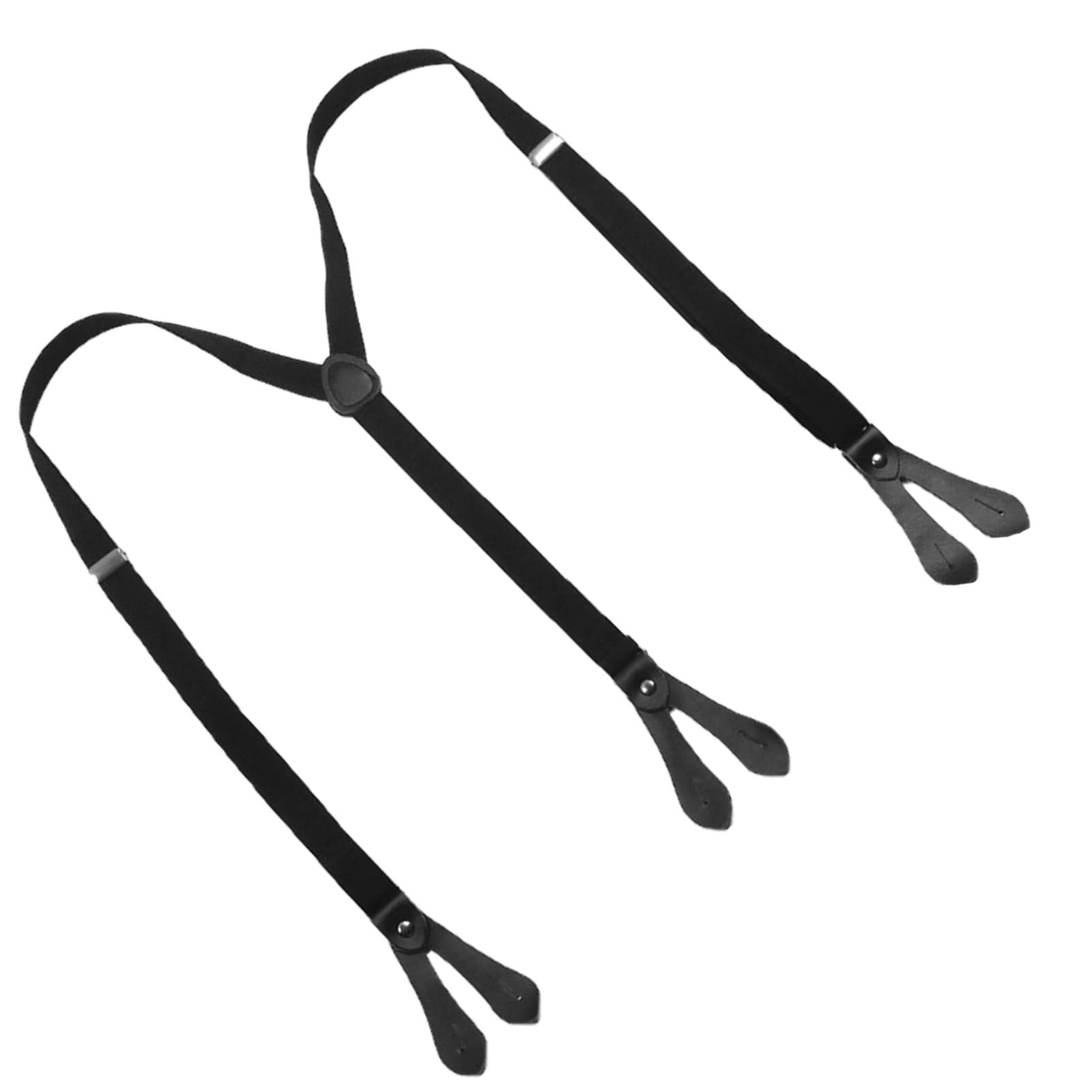 bretelles avec boutons sangles de levage bretelles unisexes bretelles noires bretelles élastiques