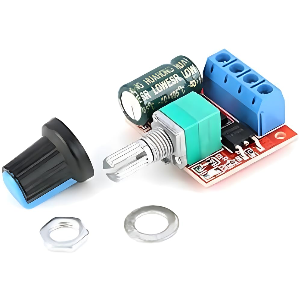 R&D 1.8V–12V/2A 5 amp PWM DC Motor Speed Switch Controller Volt Regulator LED Dimmer Tool Adjustable Speed Regulator for DC Motors Pack of 2 (B0CPVDWGCK) Amazon Price History, Amazon Price Tracker