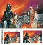 puzzle star wars 2000 pezzi 【Material especial de alta calidad】 El rompecabezas está hecho de cartón de alta calidad, que es más rígido y brillante que el papel estucado. Ecológico y no tóxico. No se cae ni se dobla con facilidad. Para la impresión se utilizan imágenes originales de alta definición, y los materiales duraderos y las técnicas de corte de precisión aseguran que cada pieza encaje perfectamente.