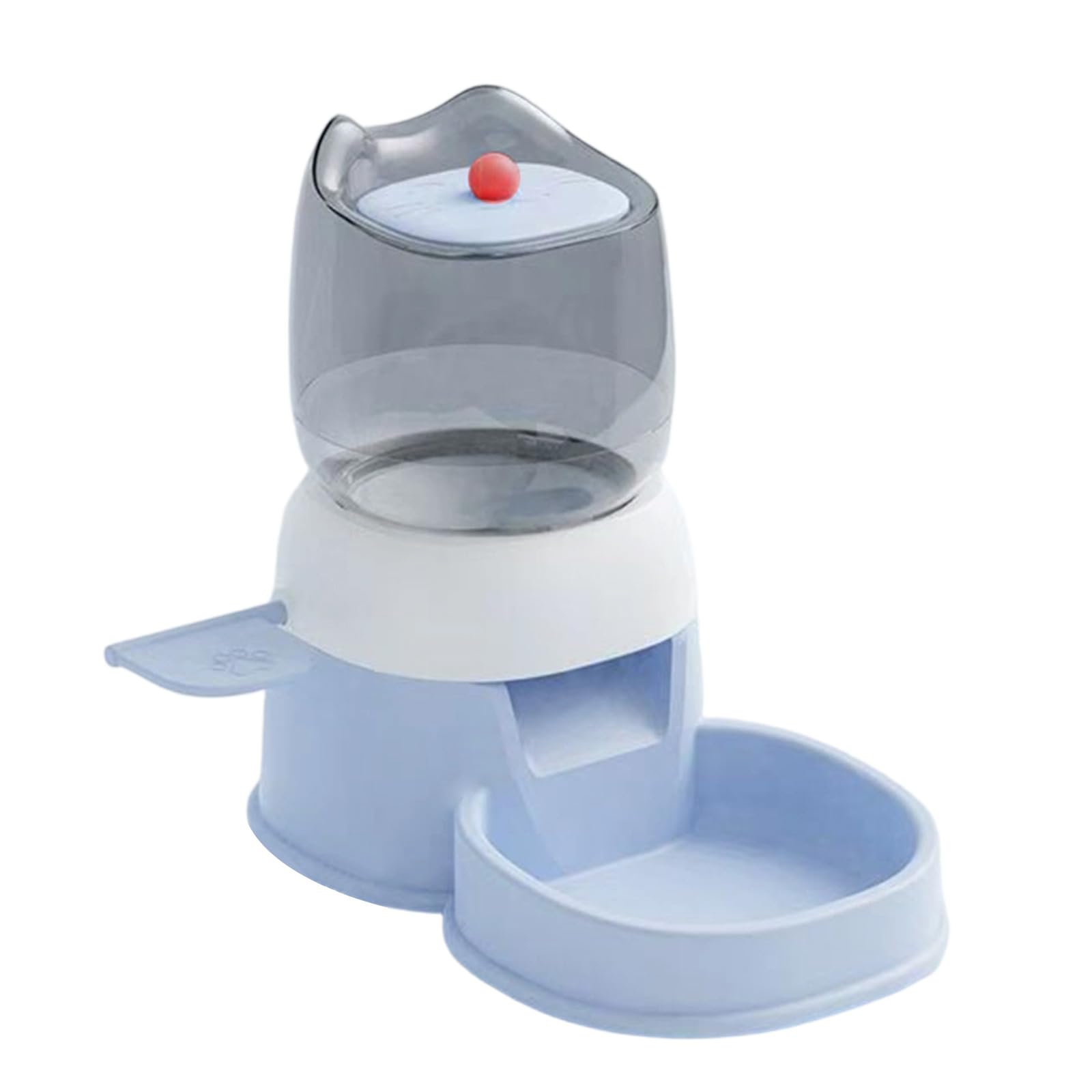 Ciotola per l'alimentazione con capacità di 1 giorno di stoccaggio base antiscivolo accessorio per animali domestici attivazione automatica del piede