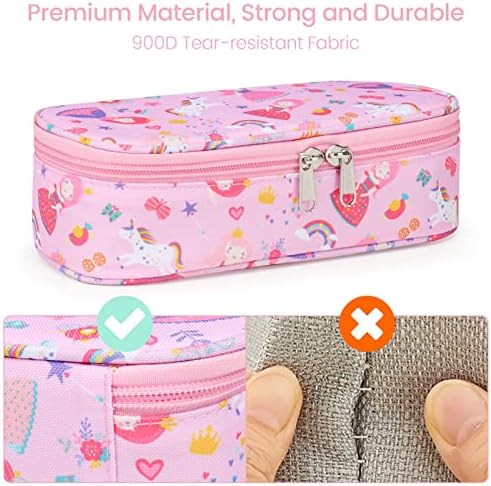 Estuche Baloncesto Seven Estuche Escolar Ovalado 1 Compartimiento – BOLSA ROUND PLUS SOCIAL - Fuxia - Soporte Para Bolígrafos Escolares – Para Niños Niñas Y Adolescentes - Portalápices Maletin Posca