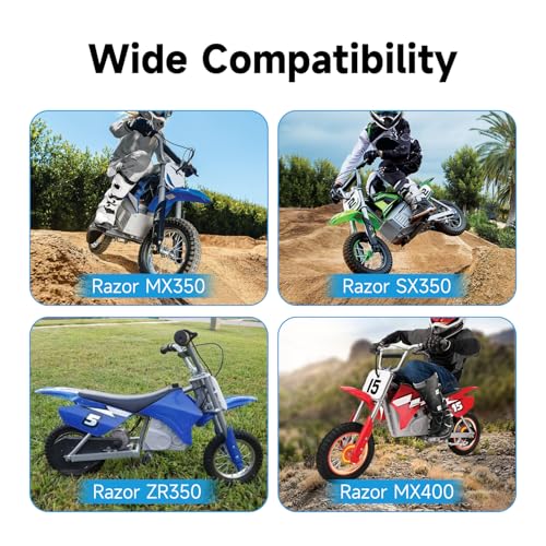 Image of EOPOAYI MX350 Chain Tensioner Adjuster Replacement for Razor MX400 SX350 ZR350 Dirt Rocket Bike RSF350 Pocket Mod Electric Scooter Moped Heavy Duty Parts with Master Links