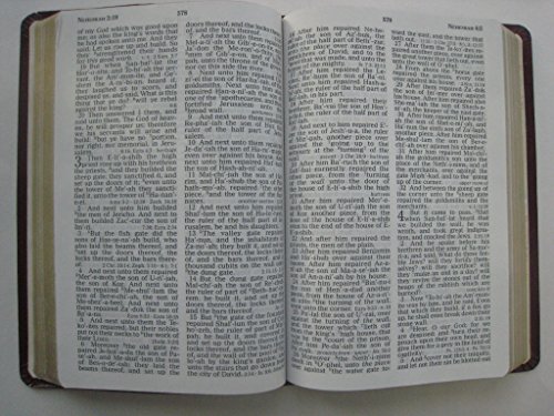 Holy Bible: King James Version (KJV), Burgundy Leather, Giant Print, 883CBG