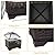 Hykolity 26 Inch Extra Deep Outdoor Fire Pit, Square Wood Burning Firepits with Fire Poker, Large Bonfire with Cooking Grate