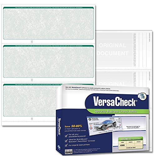 Recharges chèques de sécurité VersaCheck pour éviter les erreurs de paie