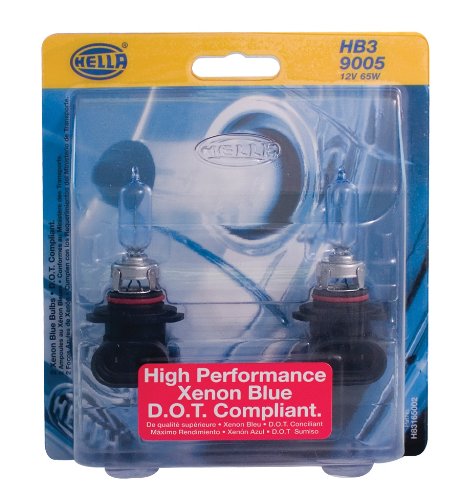 Hella H83165002 Hb3/9005 12V/65W High Performance Xenon Blue Halogen Bulb Set #TOP2